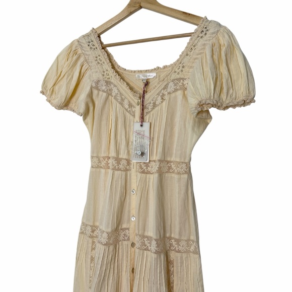 NEW Loveshackfancy Carabella Dress Ivory - Picture 6 of 15